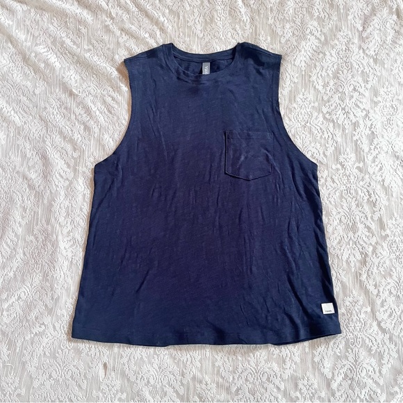 Vuori women’s navy sunset tank - Picture 2 of 9